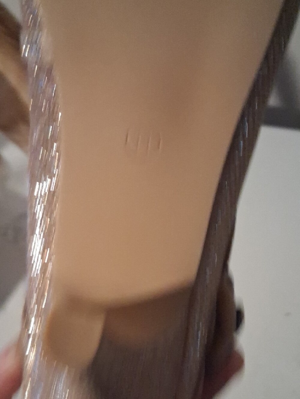 Mila Lady Rose Gold Glitter Cross Strap Mary Jane Heels NIB Size 11 - Picture 14 of 15